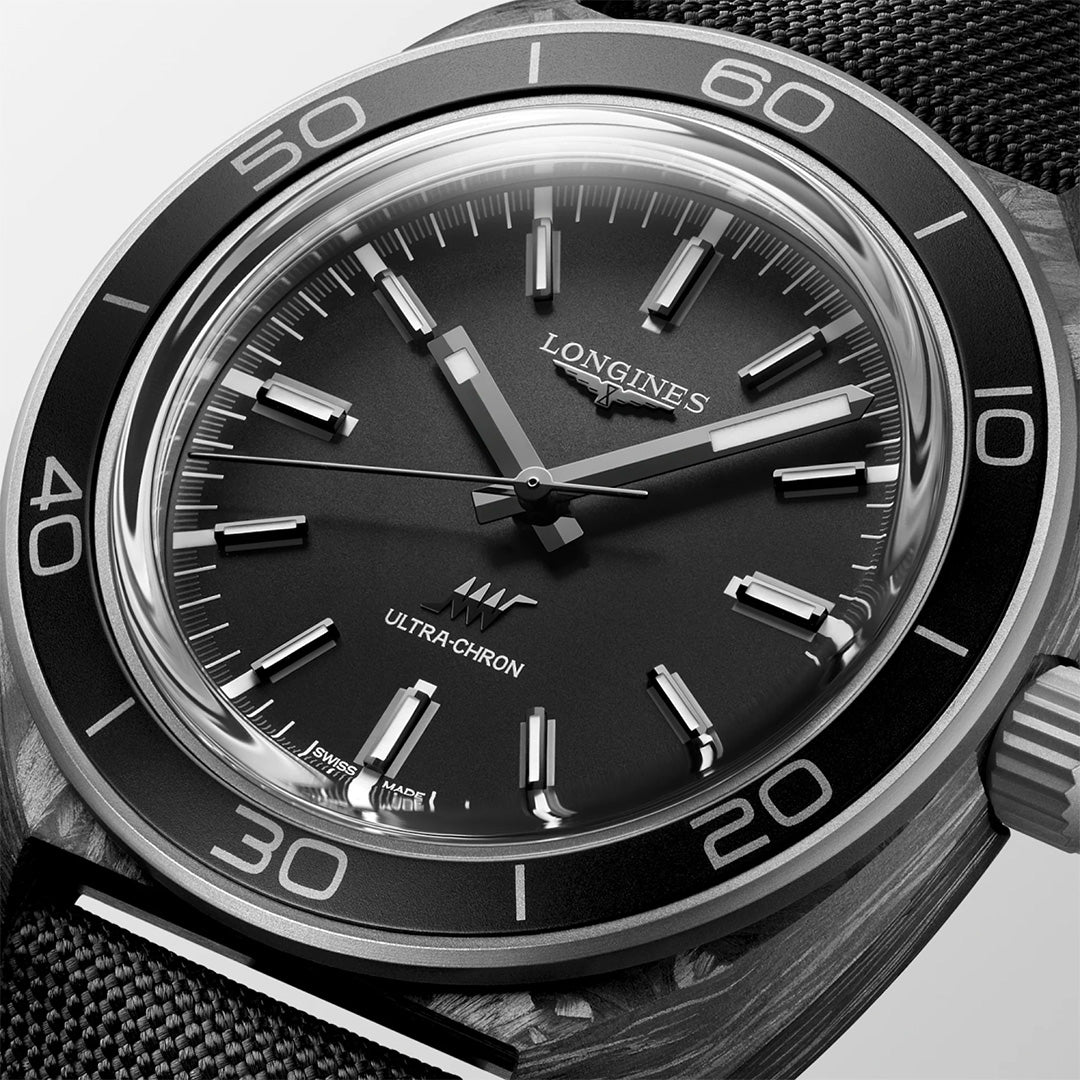 Watch in carbonio e titanio Ultra-Chron Carbon Longines