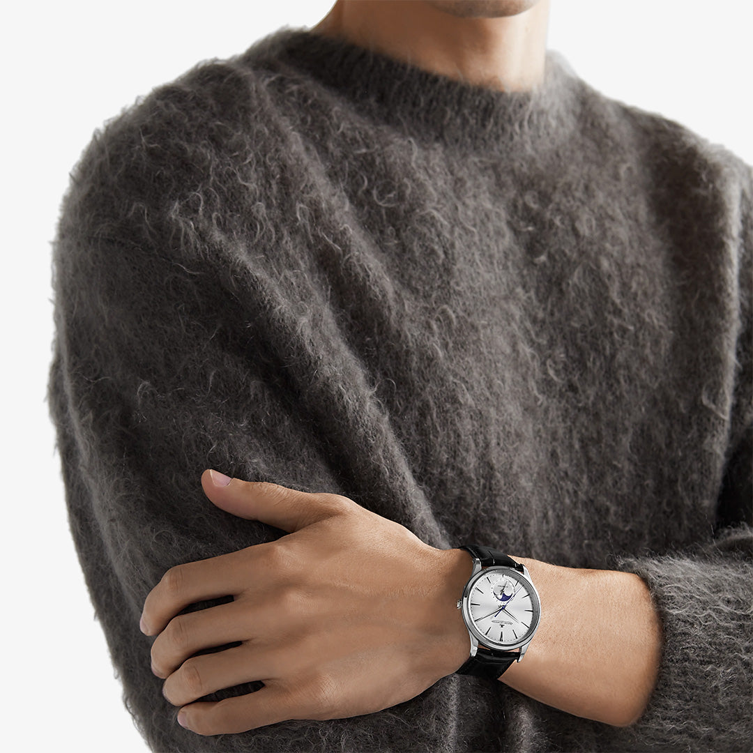 Orologio in acciaio Master Ultra Thin Moon Jaeger-lecoultre