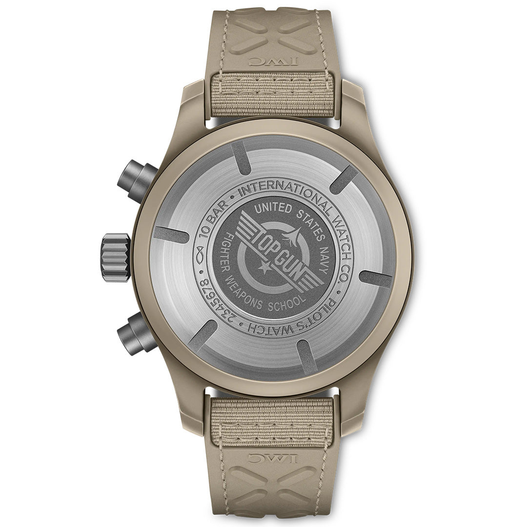 Orologio in ceramica marrone Pilot’s Watch Chronograph 41 TOP GUN Mojave Desert Iwc