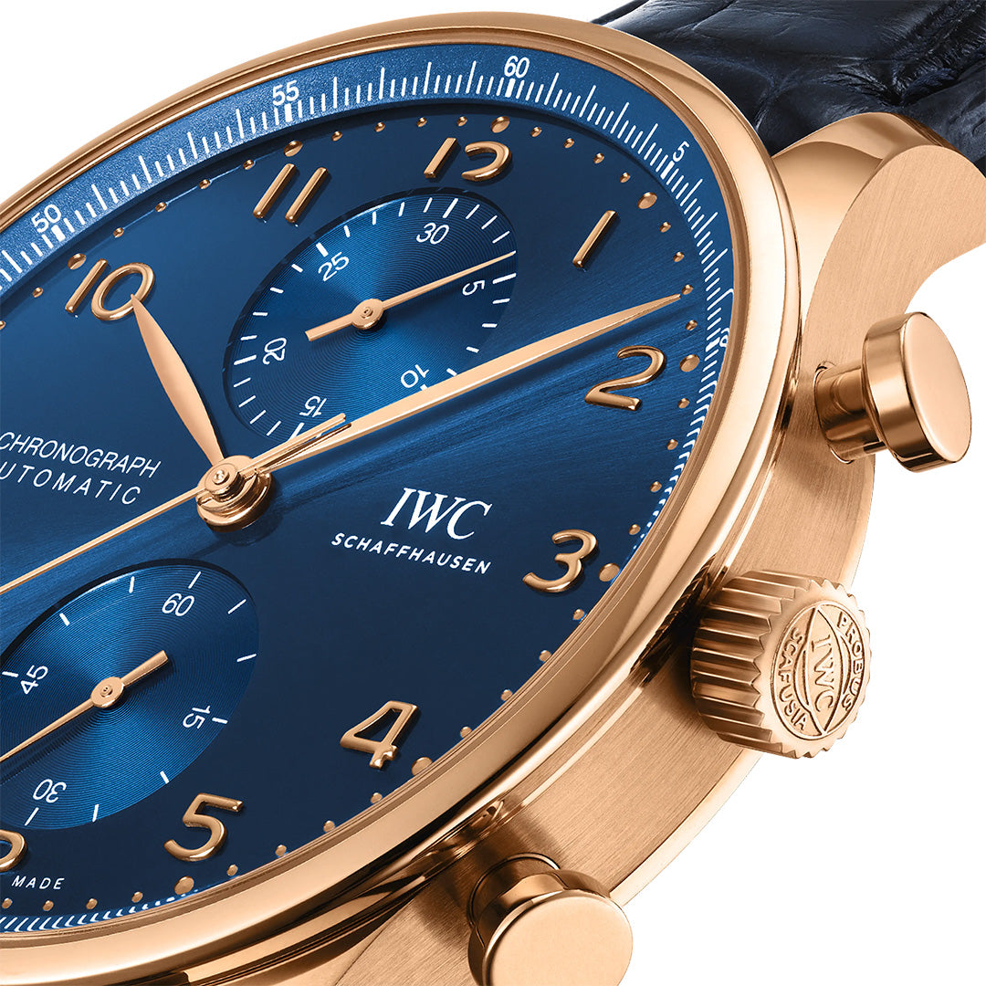 Orologio in oro rosa Portugieser Chronograph Iwc