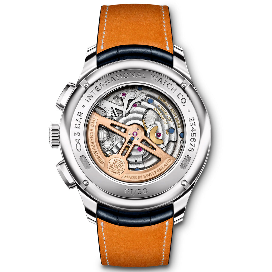 Orologio in platino Portugieser Tourbillon Rétrograde Chronograph Iwc