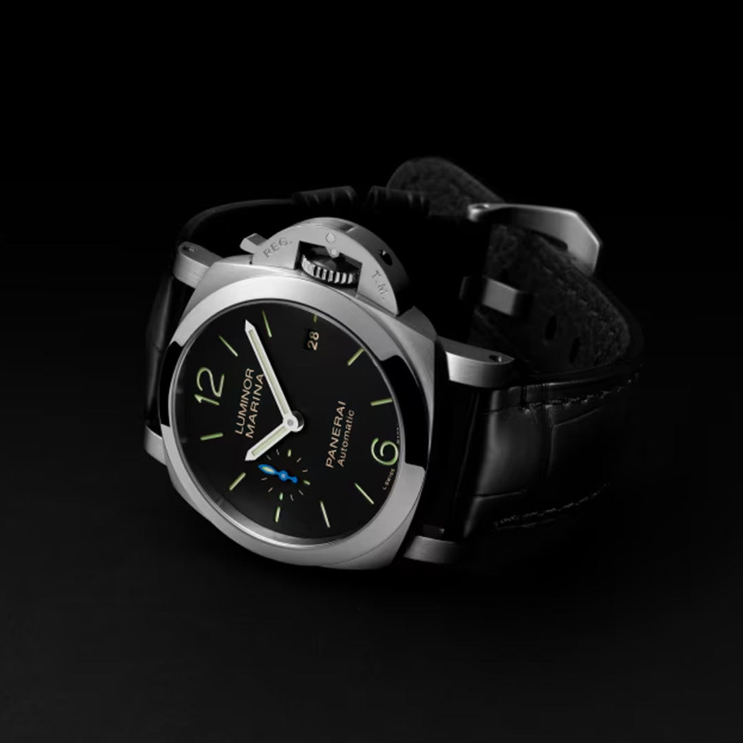 Watch in steel Luminor Quaranta Panerai