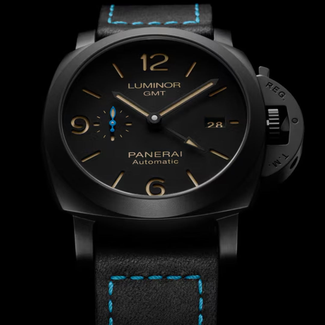 Watch in black ceramic Luminor GMT  Panerai