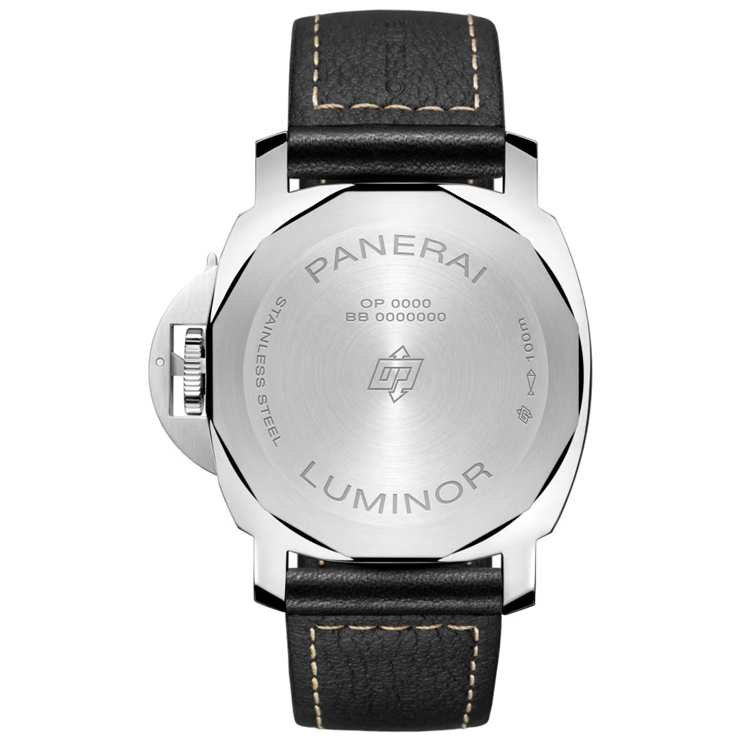 Orologio in acciaio Luminor Logo Panerai