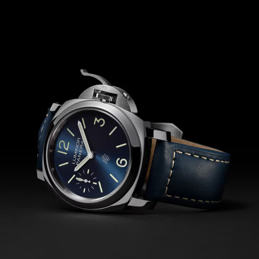 Orologio in acciaio Luminor Logo Panerai