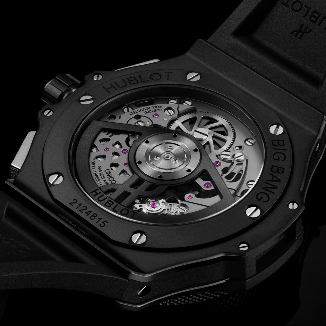 Orologio in ceramica nera Big Bang Original Unico Black Magic Hublot
