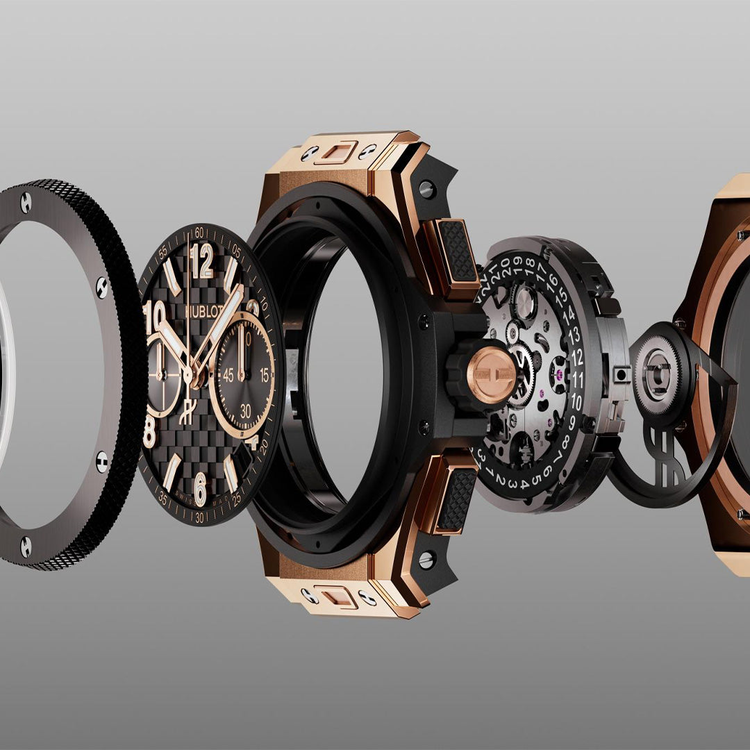 Orologio in ceramica e oro rosa Big Bang Original Unico King Gold Ceramic Hublot