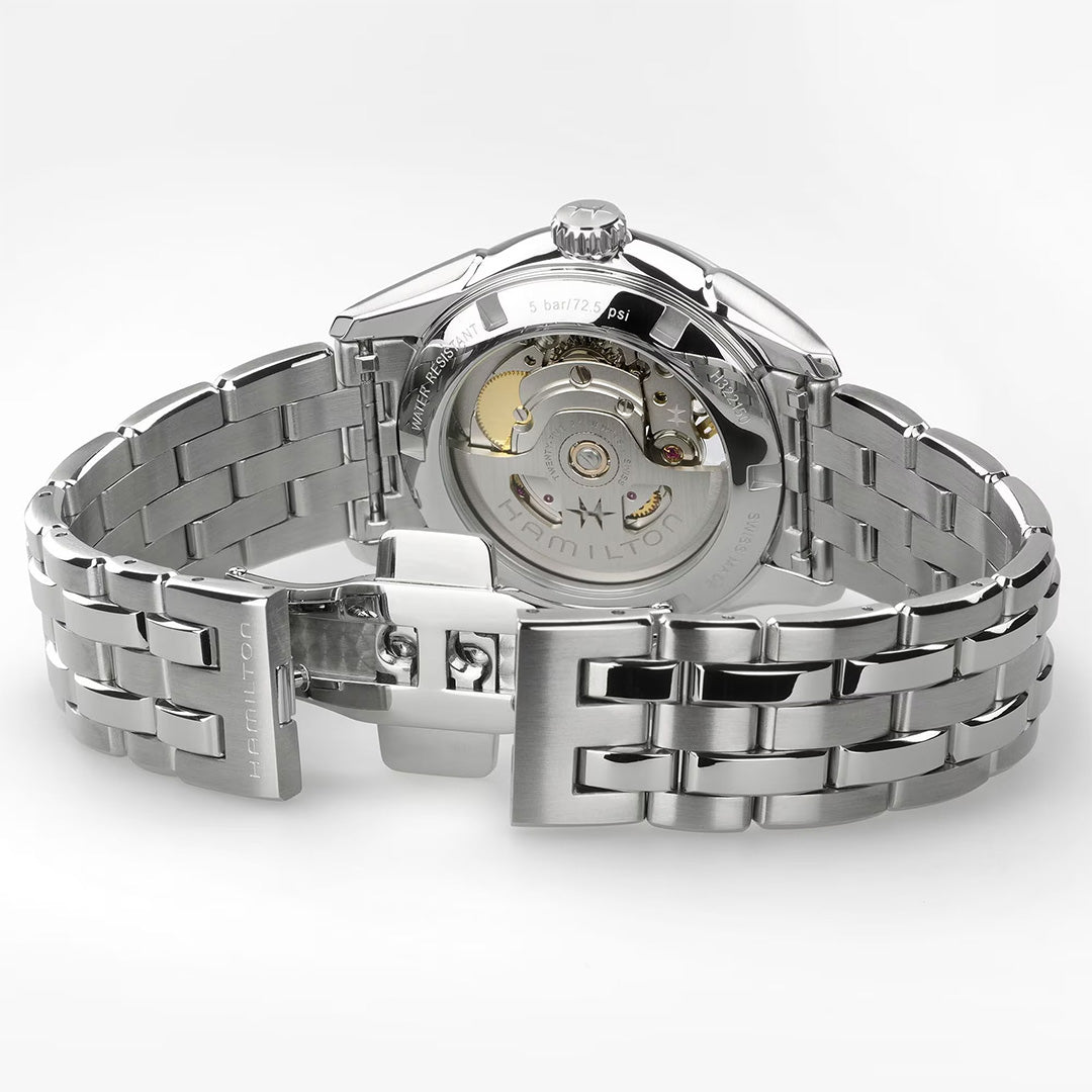 Watch in steel Jazzmaster Open Heart Lady Auto Hamilton