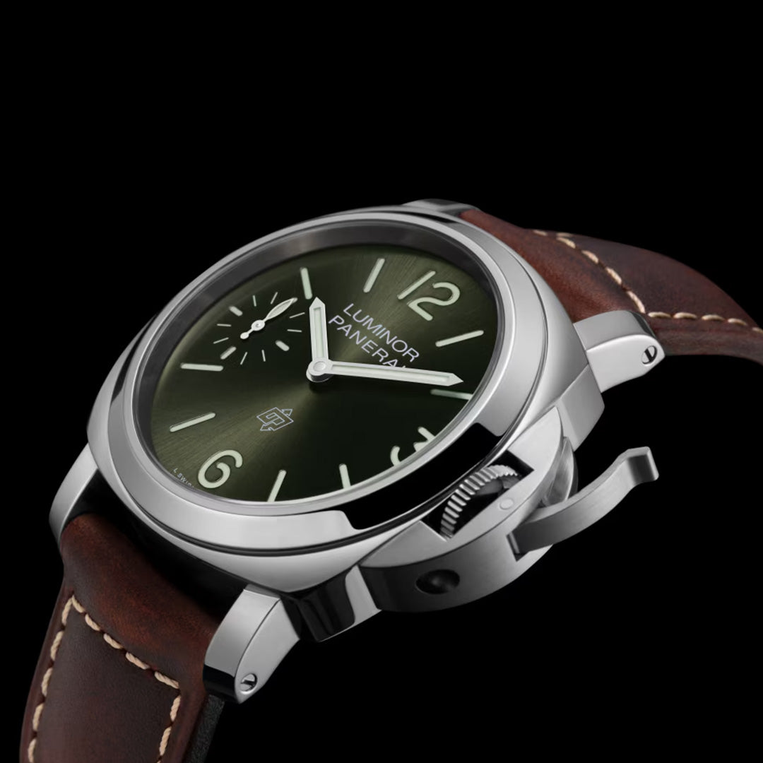 Orologio in acciaio Luminor Logo Panerai