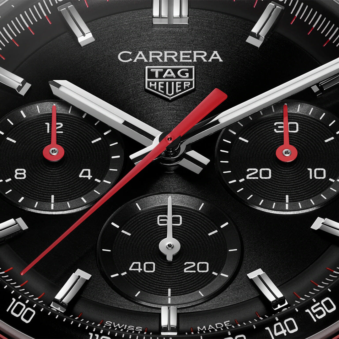 Orologio in acciaio Carrera Chronograph Tag heuer