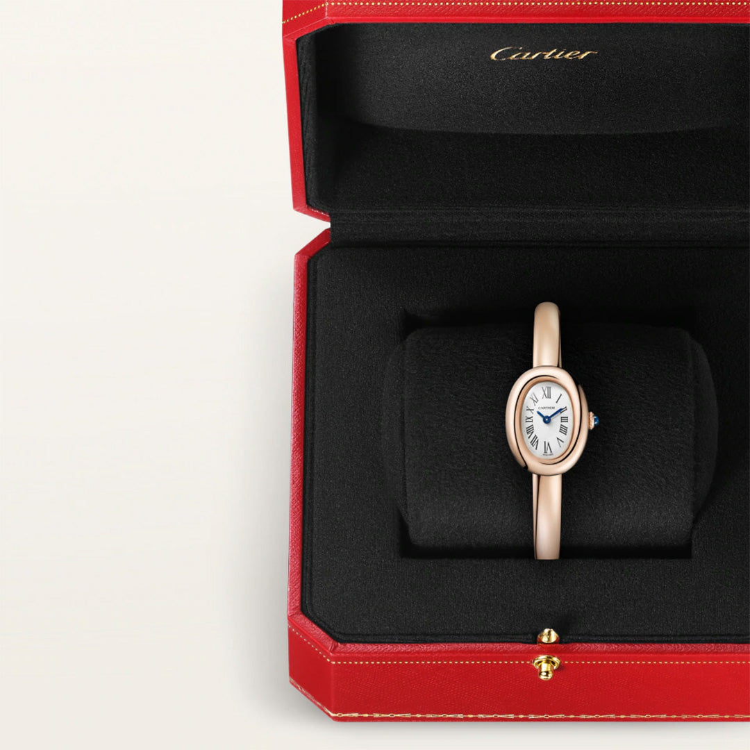 Orologio in oro rosa Baignoire de Cartier (misura 16) Cartier