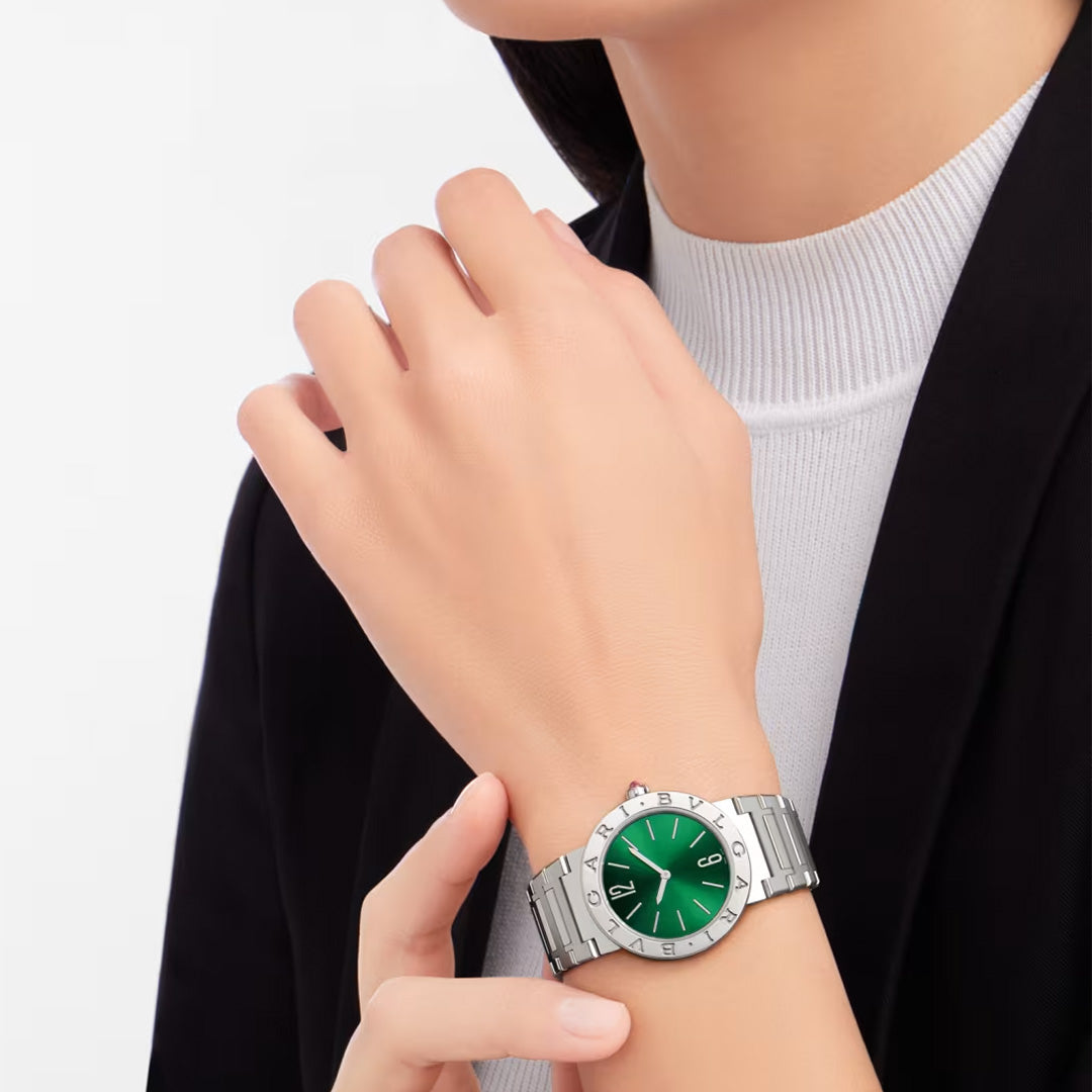 Orologio in acciaio Bvlgari Bulgari
