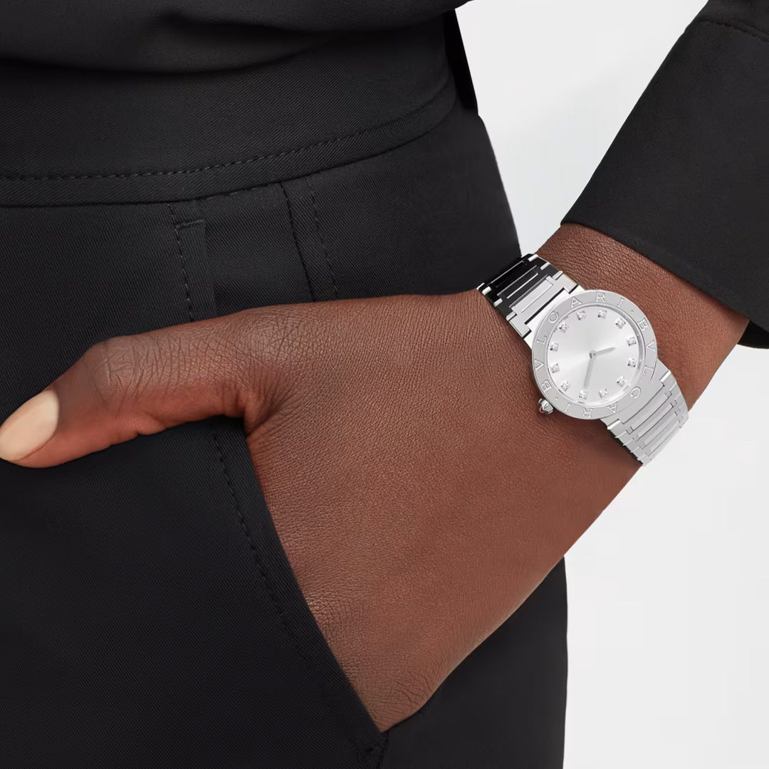 Orologio in acciaio Bvlgari Bulgari