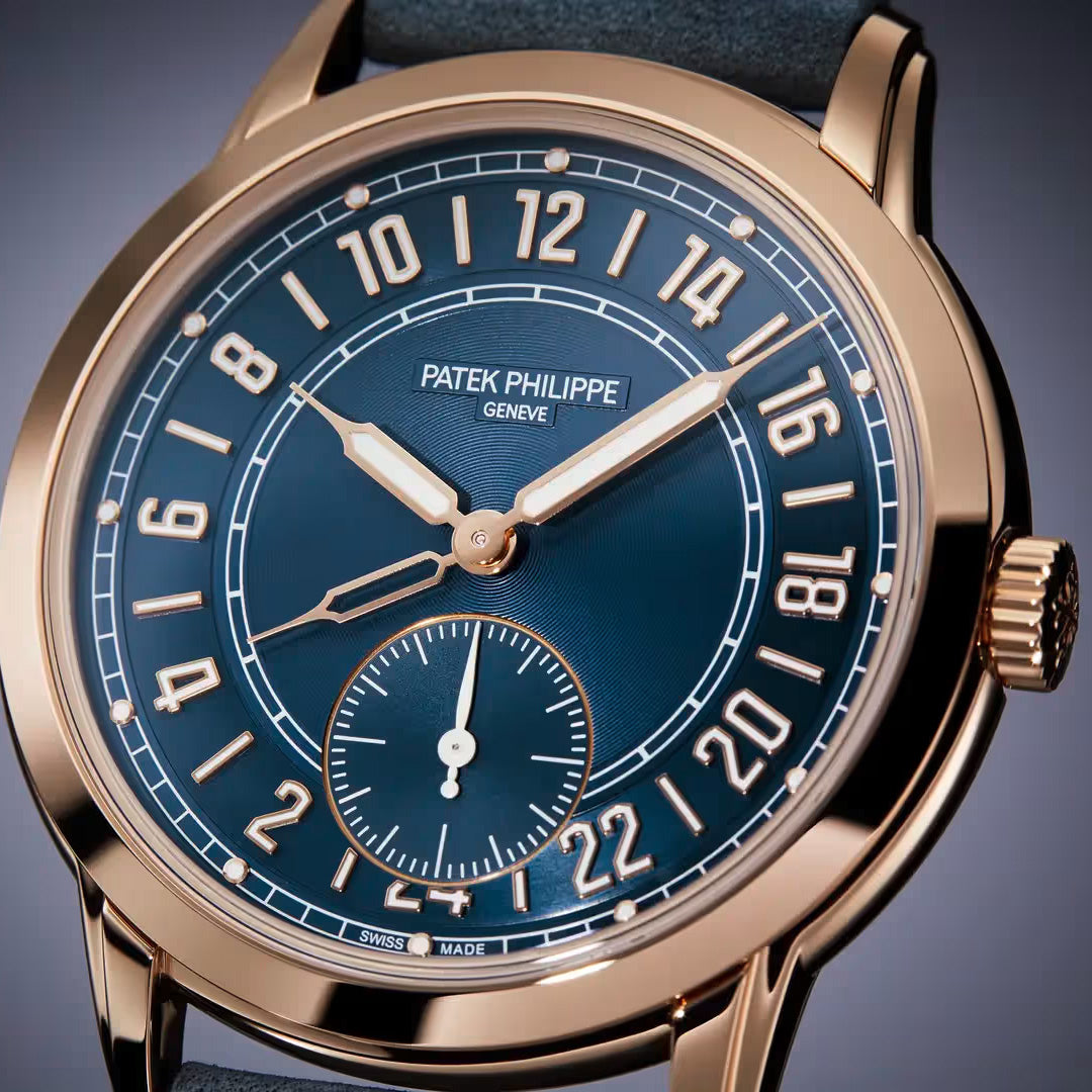 Watch in rose gold Complications Patek philippe