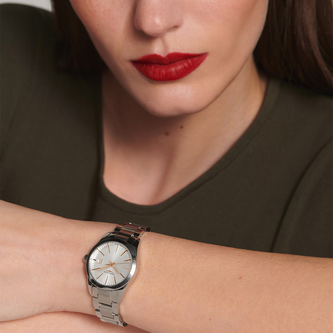 Orologio in acciaio Conquest Classic Longines