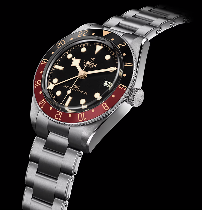 Watch in steel Black Bay 58 GMT, 39 mm Tudor