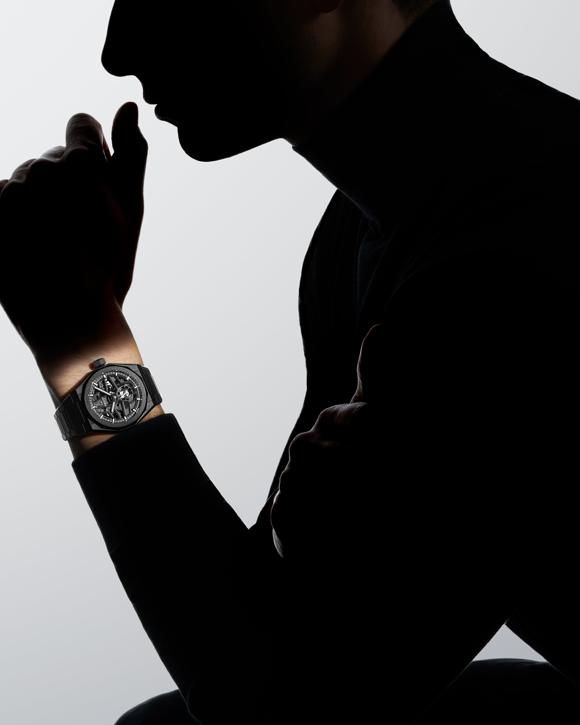 Watch in ceramics Defy Skyline Skeleton Zenith