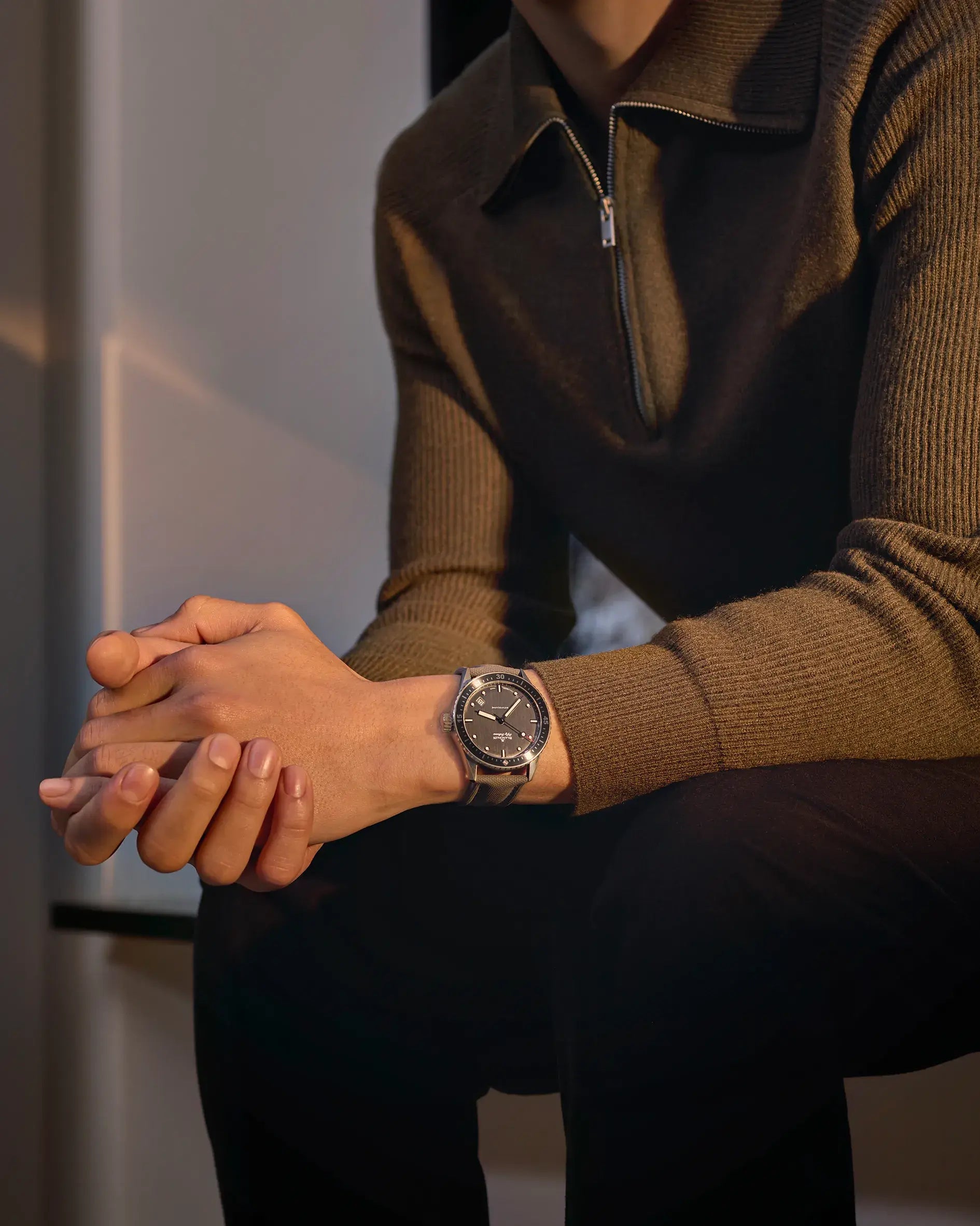 Orologio in titanio Fifty Fathoms Bathyscaphe Blancpain