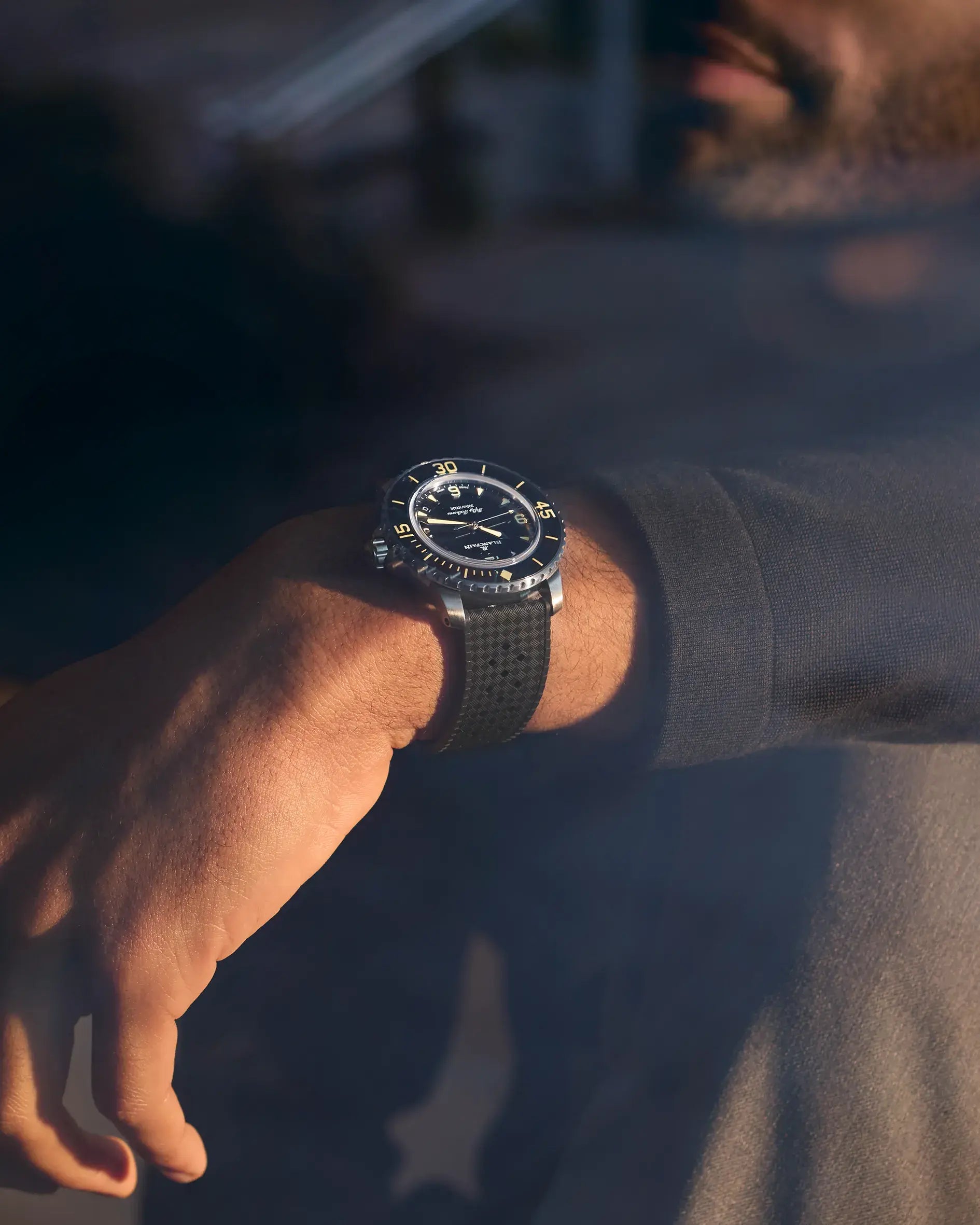 Watch in titanium Fifty Fathoms Automatique Blancpain