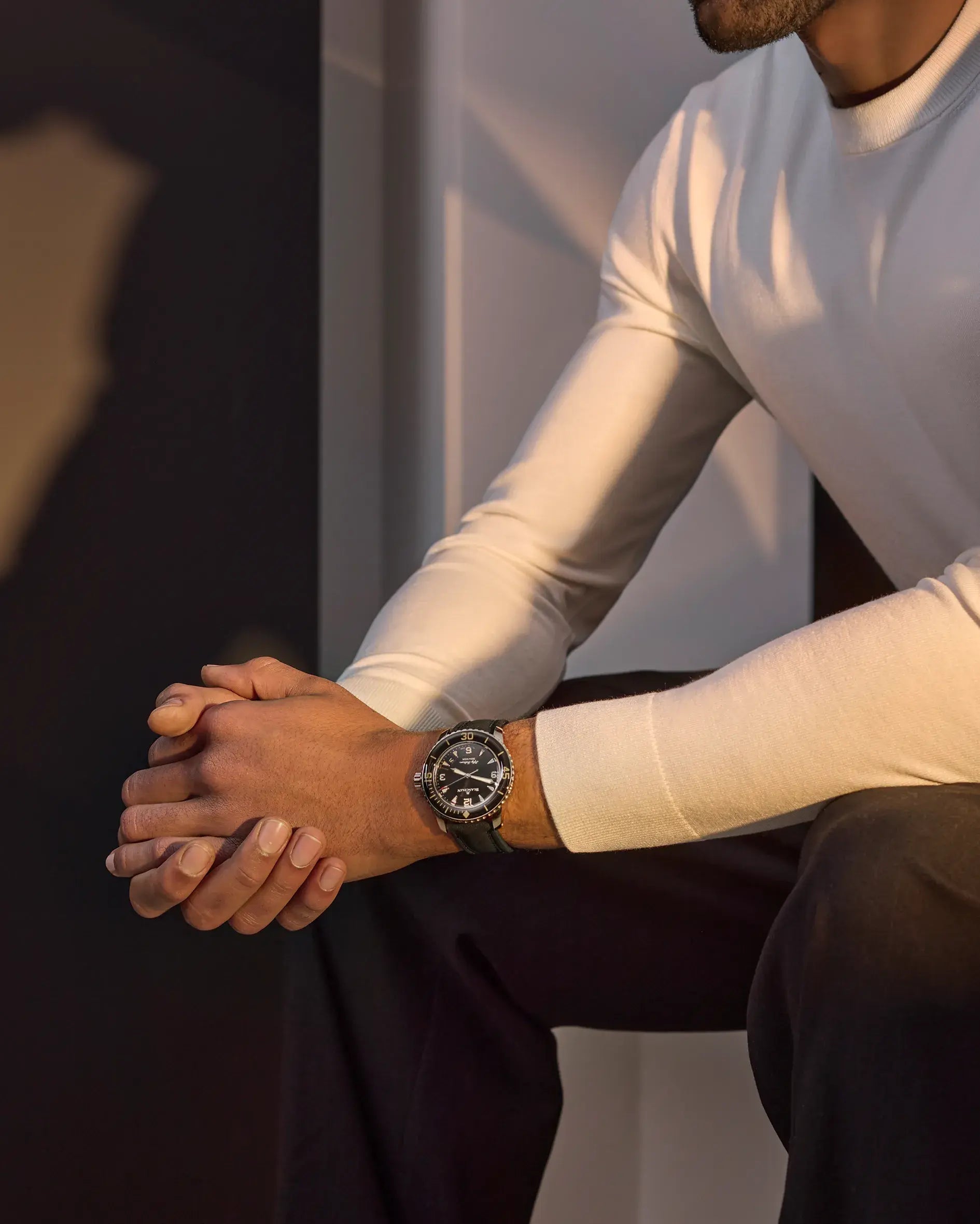 Watch in steel Fifty Fathoms Automatique Blancpain