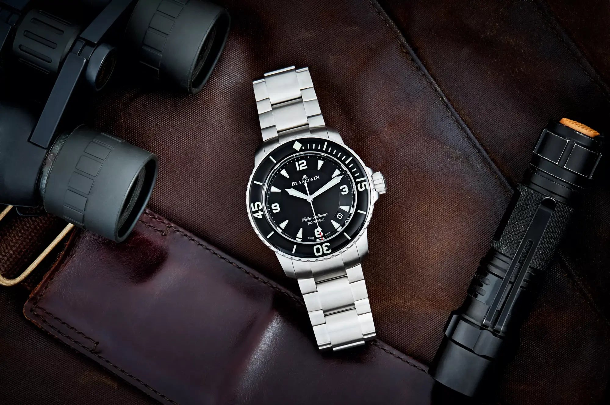 Watch in steel Fifty Fathoms Automatique Blancpain