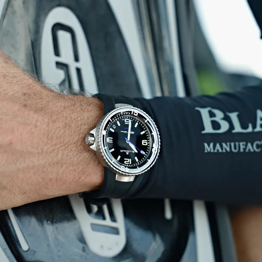 Watch in titanium Fifty Fathoms Tech - Ocean Commitment IV Blancpain