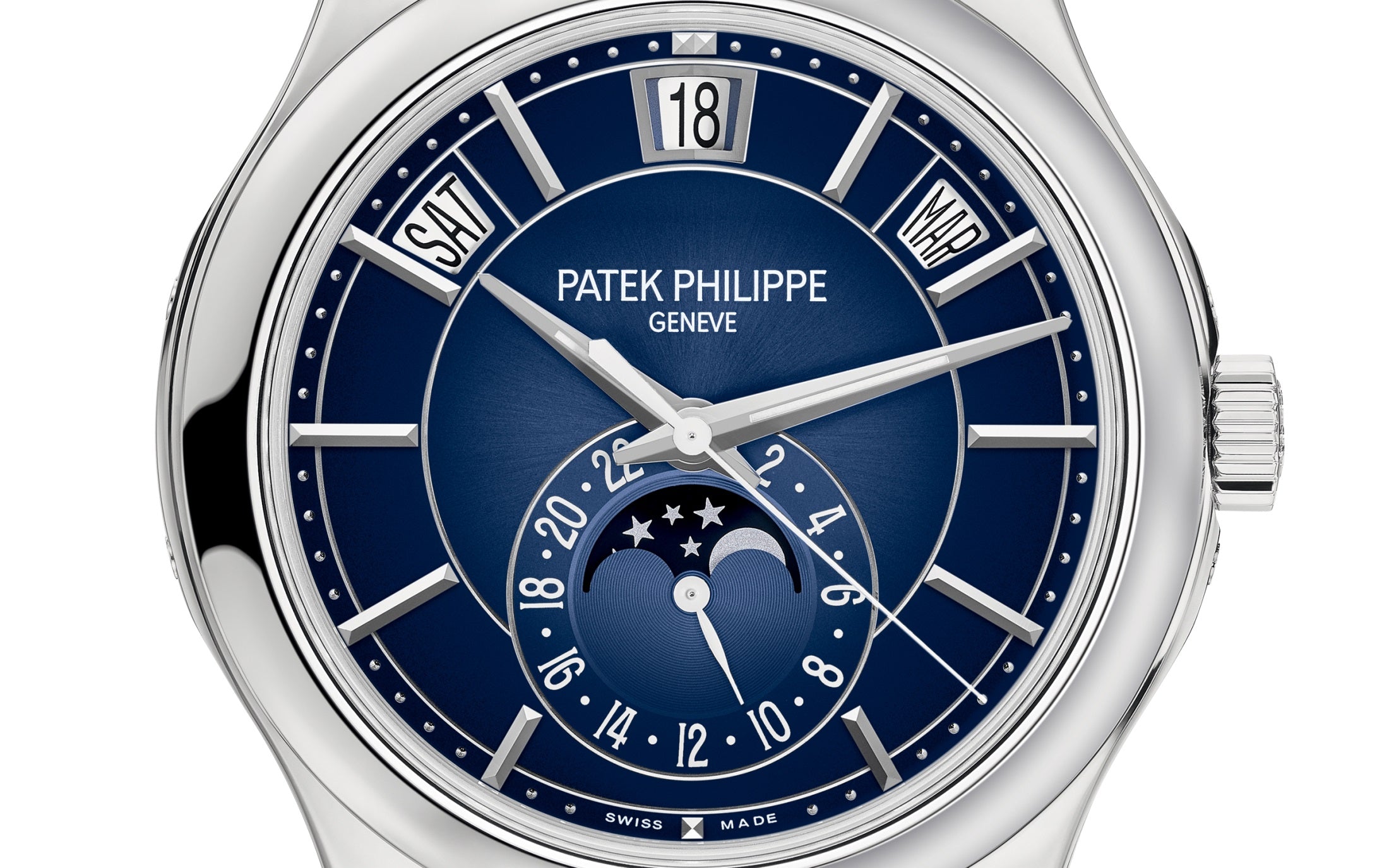 Orologio in oro bianco Complicazioni Patek philippe