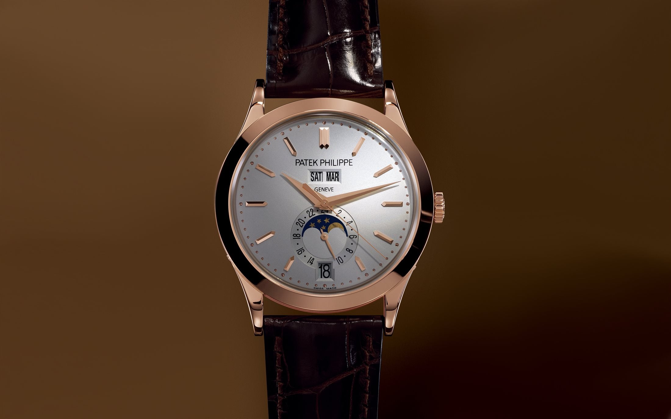 Orologio in oro rosa Complicazioni Patek philippe