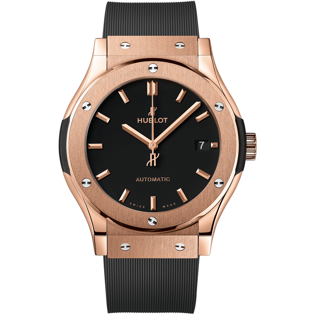 Orologio in oro rosa Classic Fusion King Gold Hublot