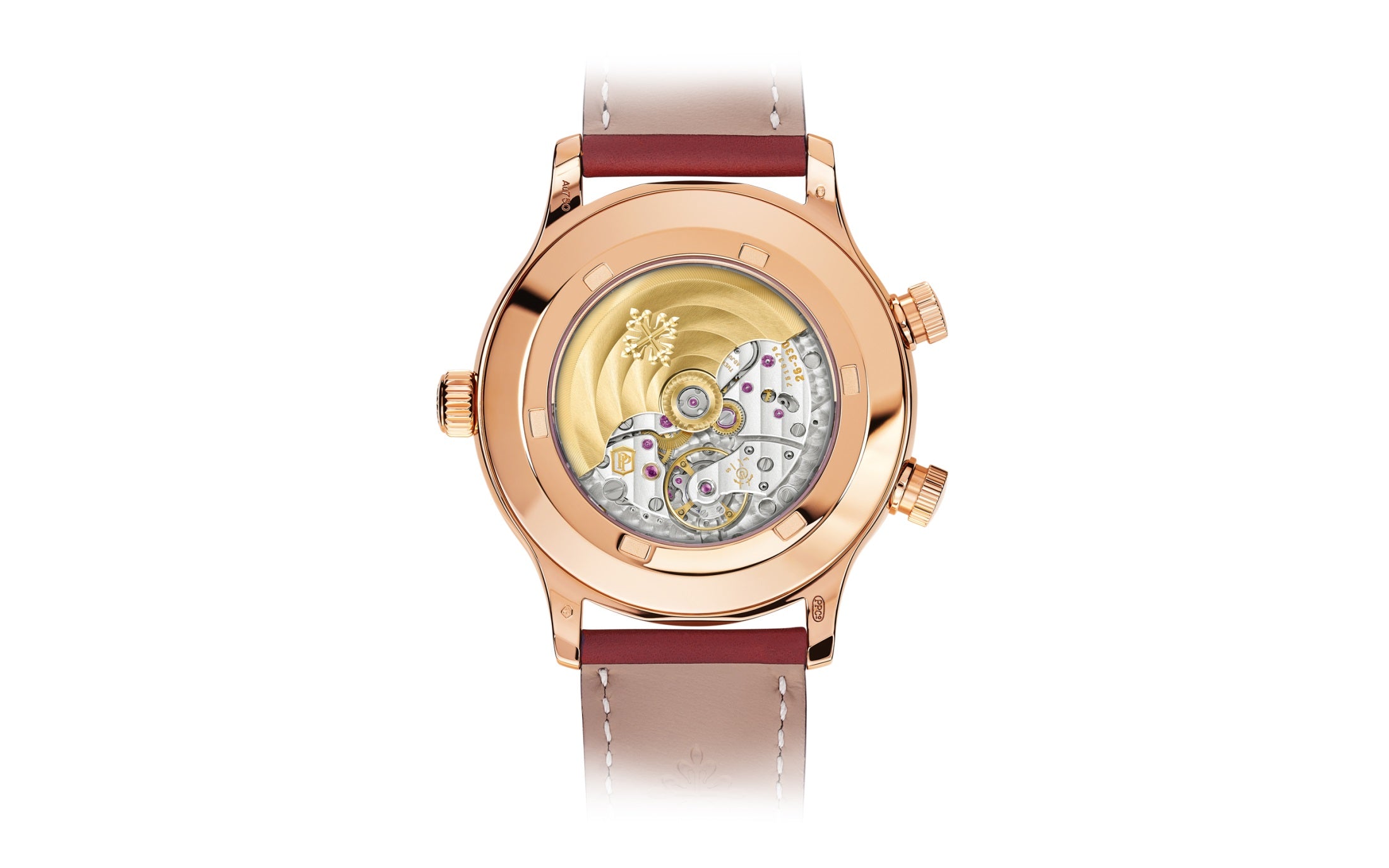 Orologio in oro rosa Calatrava Pilot Travel Time Patek philippe