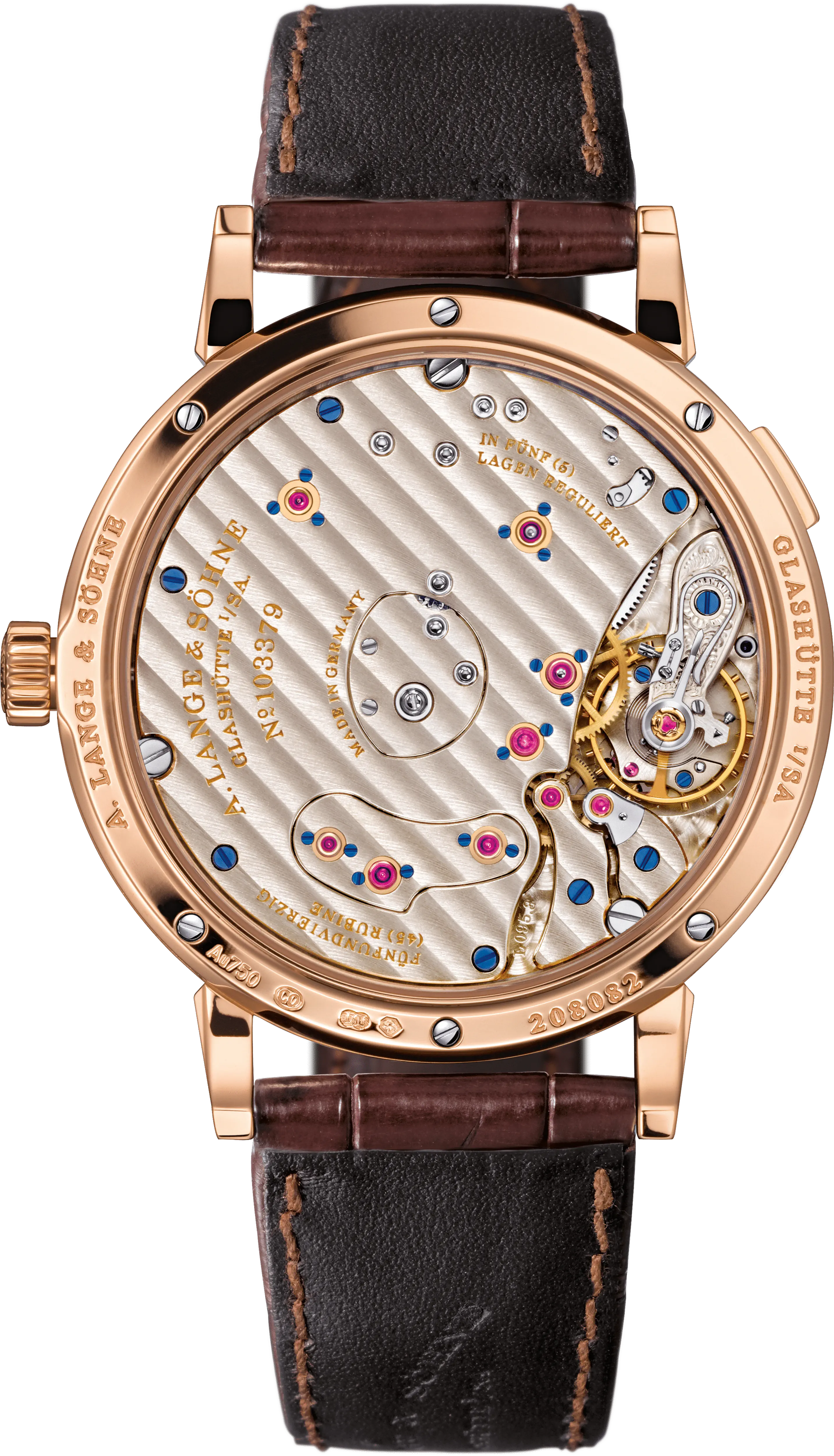 Orologio in oro rosa Lange 1 - Grand Lange 1 Moon Phase A lange sohne