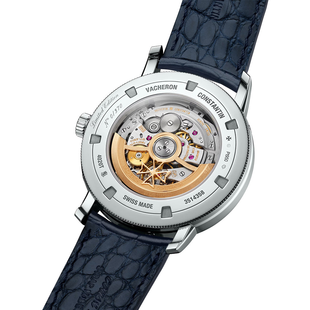 Orologio in platino Traditionnelle Openface Calendario Completo Vacheron constantin
