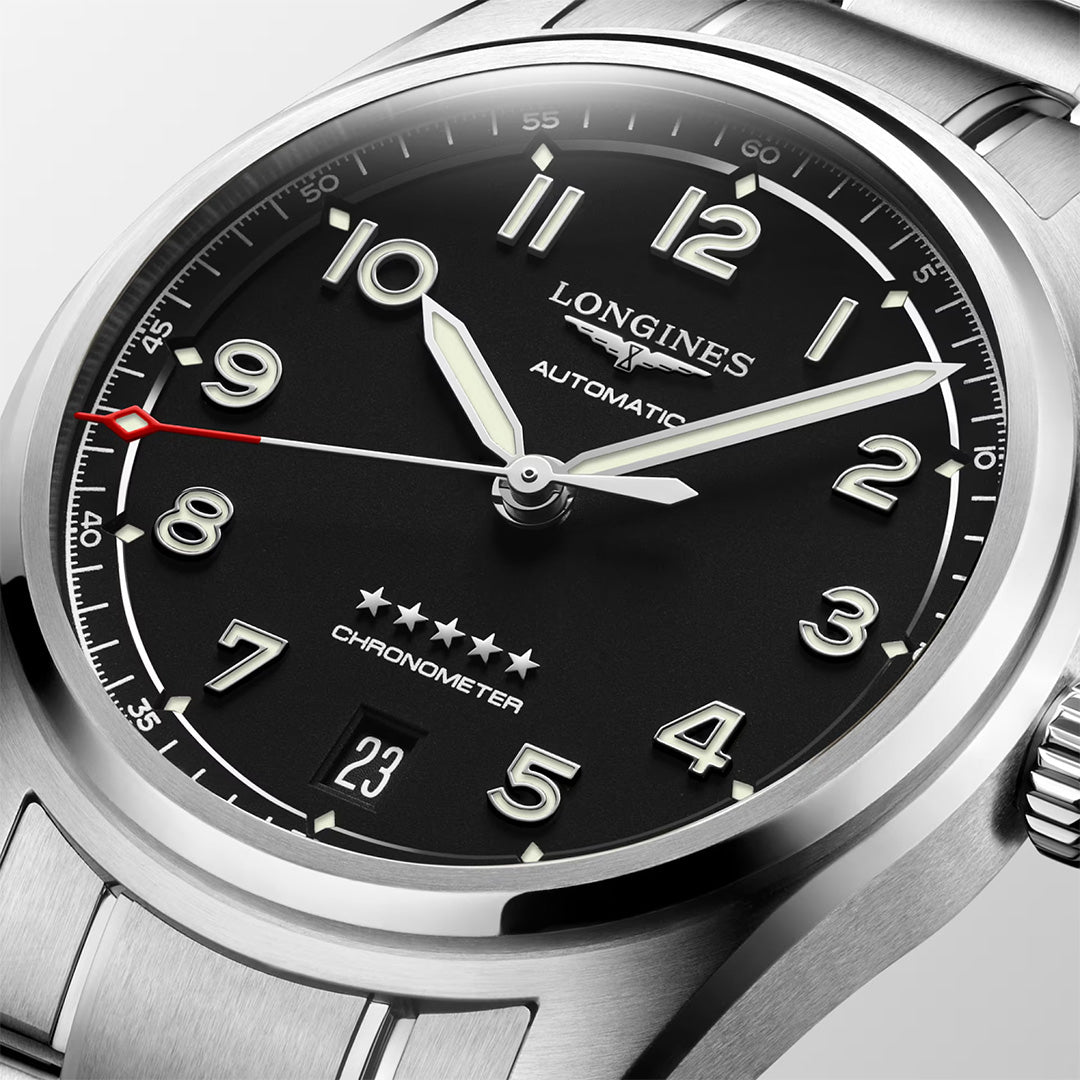 Watch in steel Spirit Longines