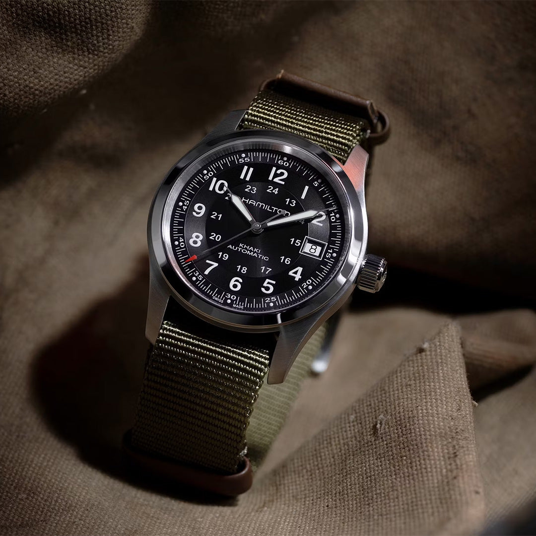 Watch in steel Khaki Field 'Call Of Duty' Special Edition Hamilton