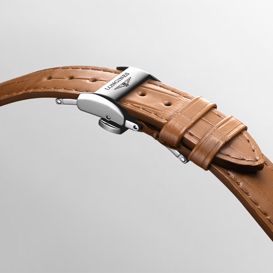 Orologio in acciaio e oro rosa Master Collection Longines