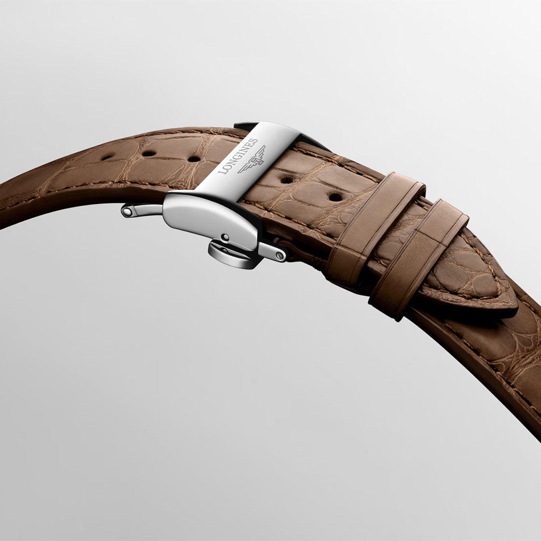 Orologio in acciaio e oro rosa Master Collection Longines