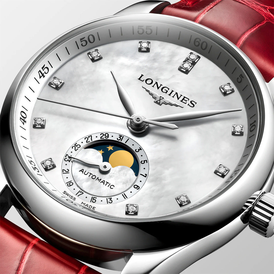 Orologio in acciaio Master Collection Moonphase Longines