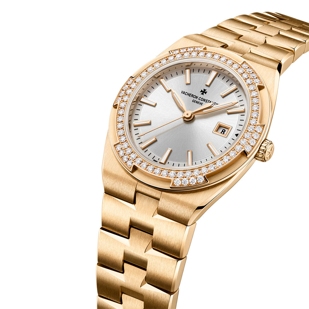 Orologio in oro rosa Overseas Quarzo Vacheron constantin