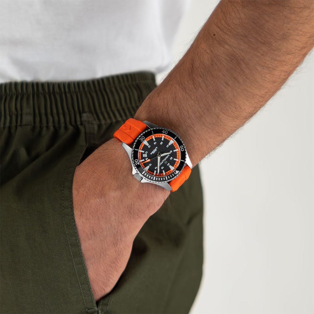Watch in steel Khaki Navy Scuba Auto Hamilton