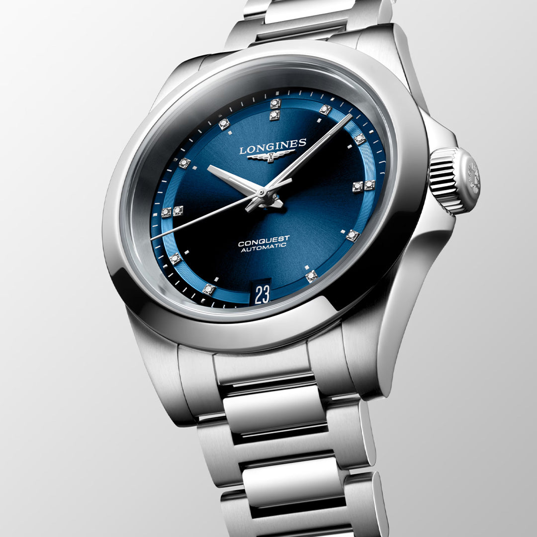 Watch in steel Conquest Longines