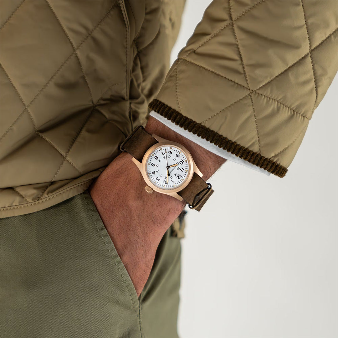 Watch in bronze Khaki Field Mechanical Bronze Hamilton