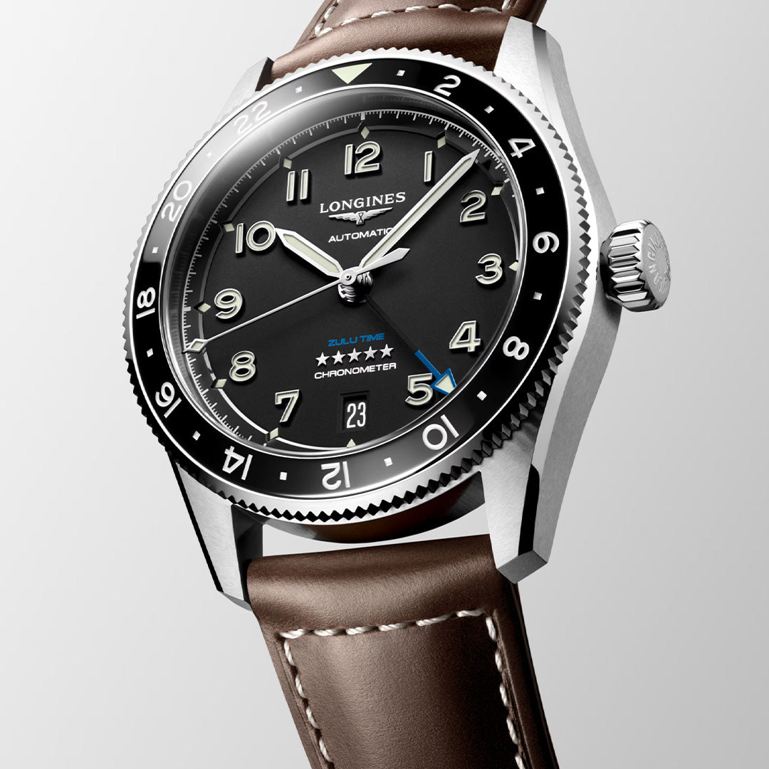 Orologio in acciaio Spirit Zulu Time Longines