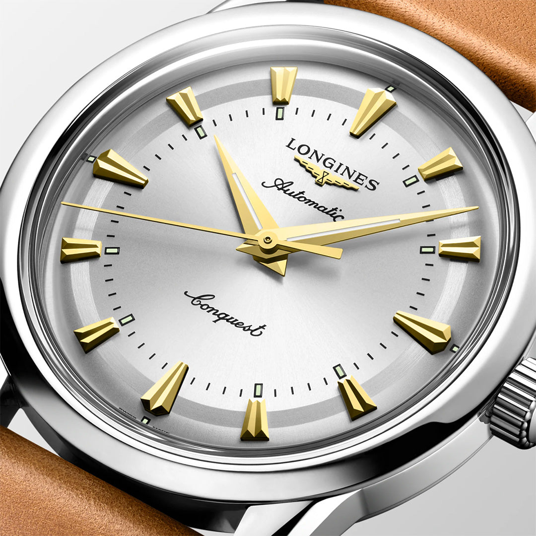 Watch in steel Conquest Heritage Longines