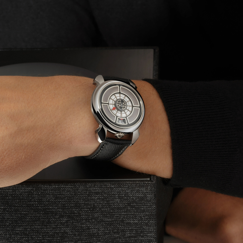 Orologio in acciaio Bauhaus, 42 mm Gaga laboratorio