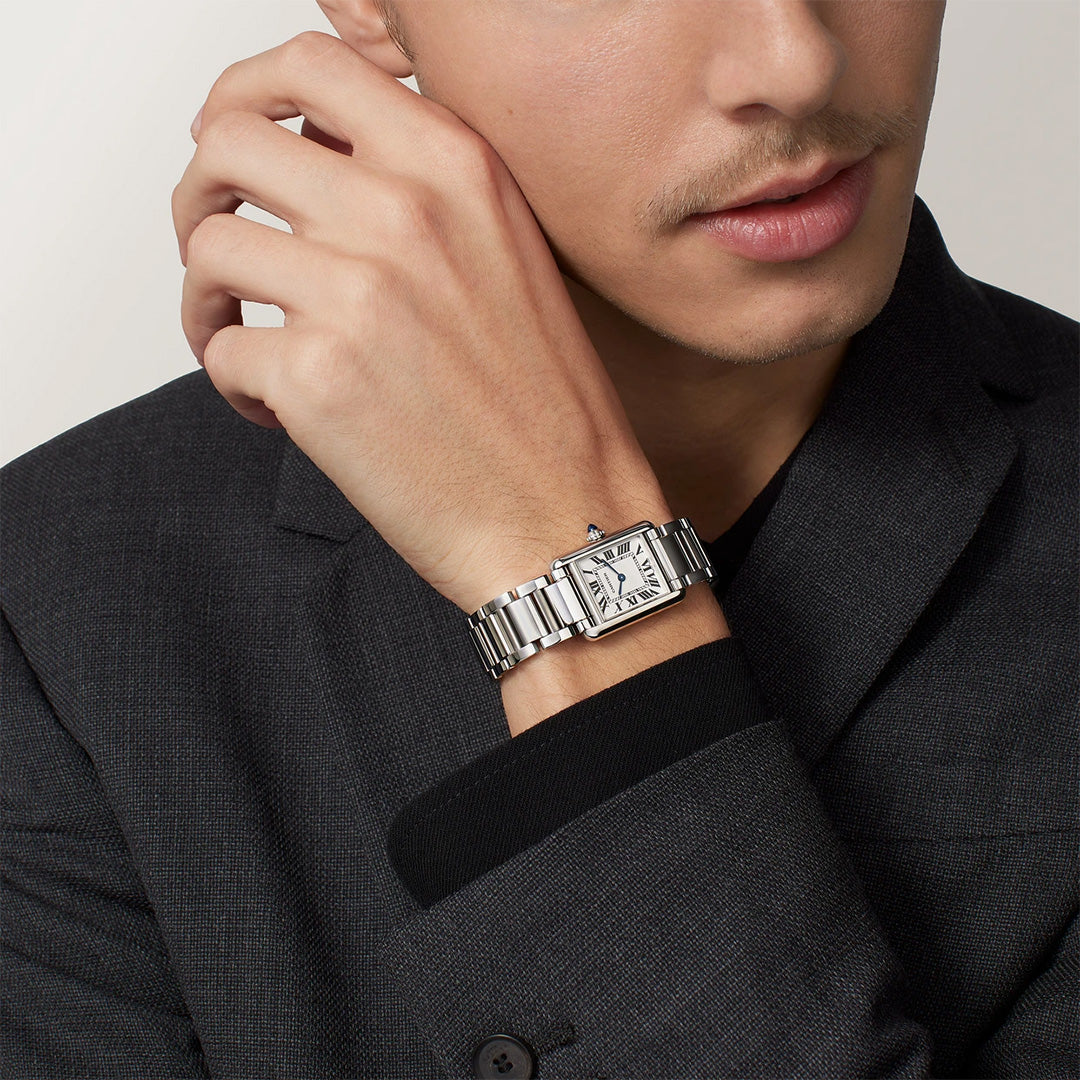 Watch in steel Tank Must SolarBeat™ Cartier