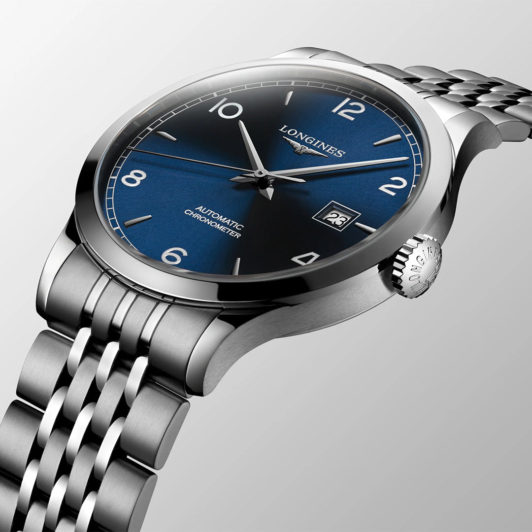Orologio in acciaio Record Collection Longines