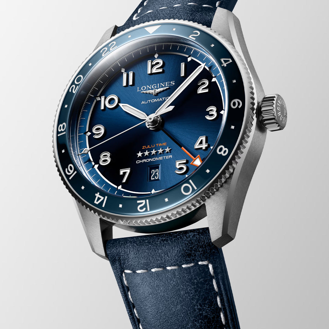 Orologio in acciaio Spirit Zulu Time Longines