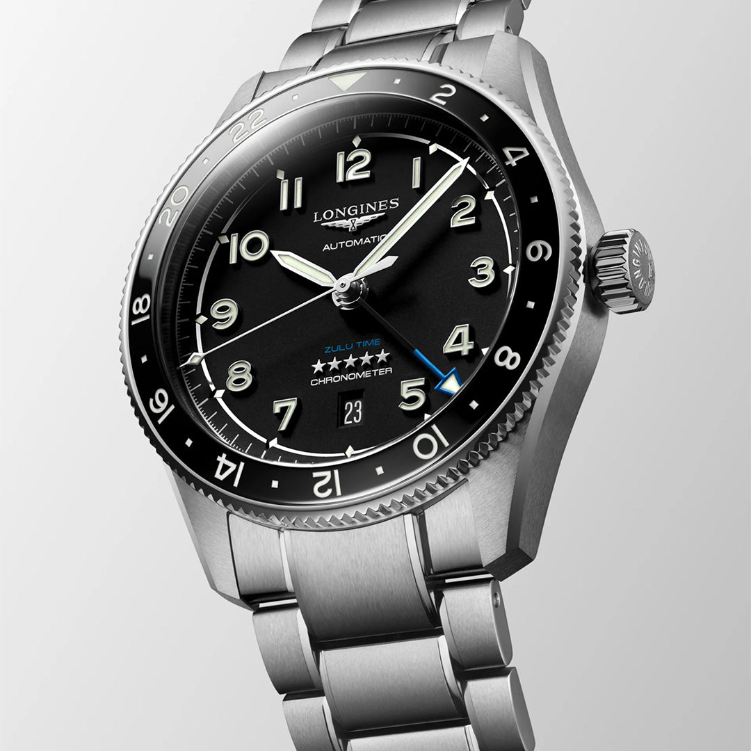 Orologio in acciaio Spirit Zulu Time Longines