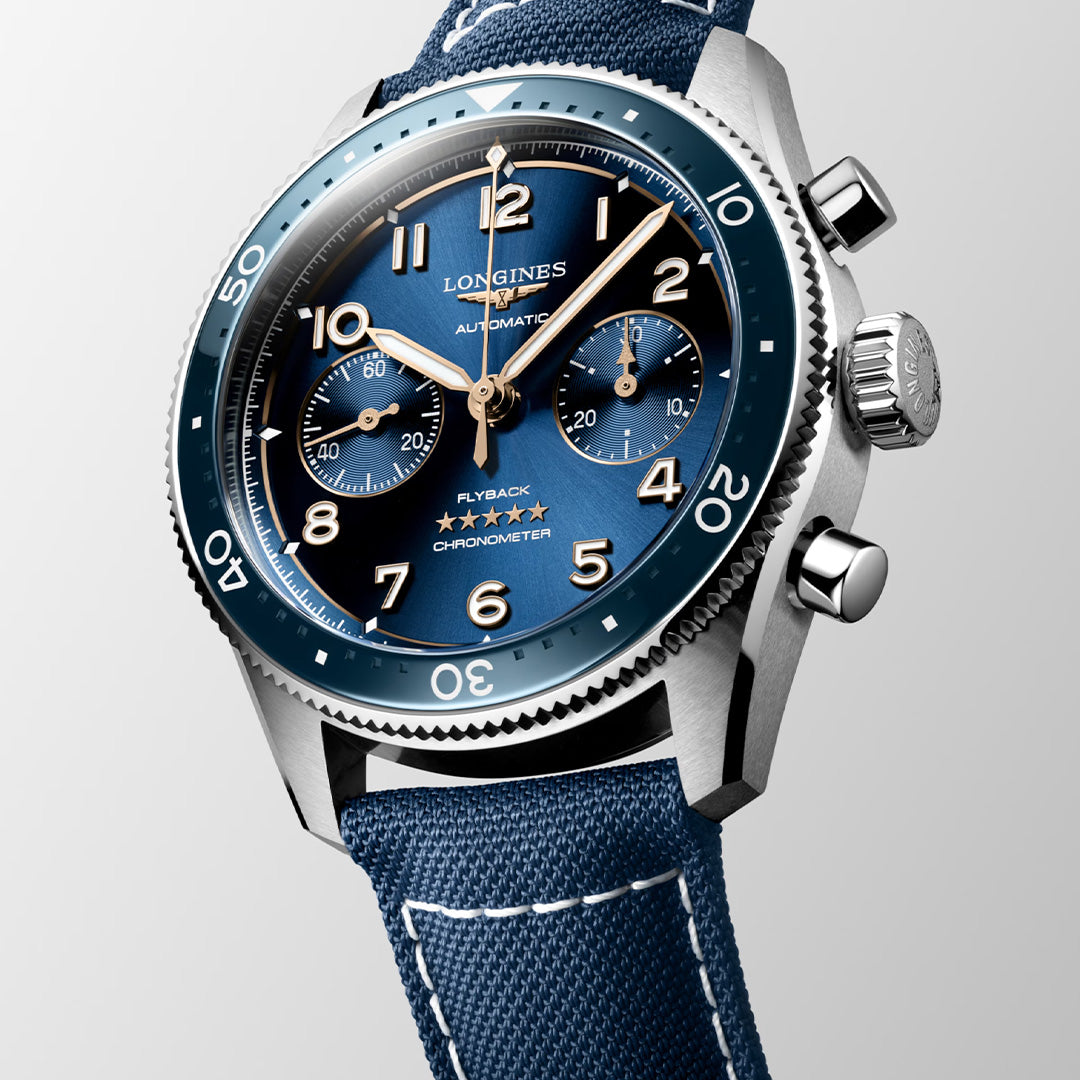 Orologio in acciaio Spirit Flyback Longines