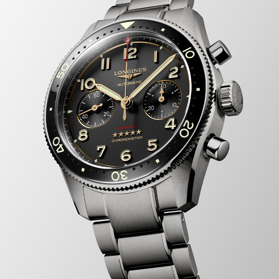 Watch in titanium Spirit Flyback Titanium Longines